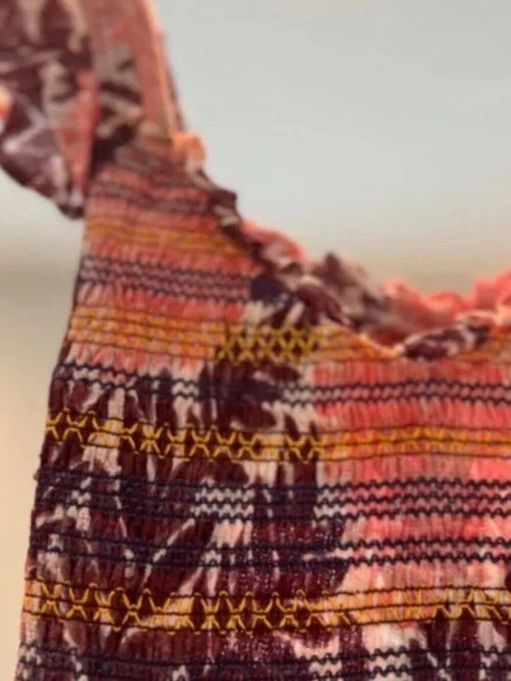 Anthropologie Cecilia Pettersson Smocked Dress XS - Picture 6 of 7